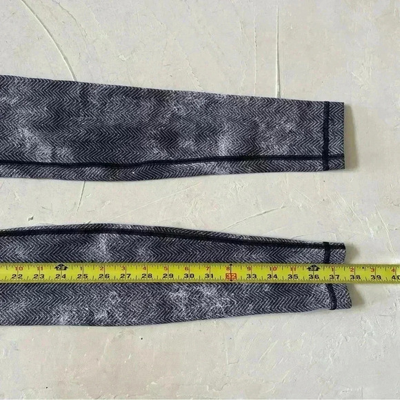 Lululemon Wunder Under Pant III In Diffusion White Black Size 4 - Picture 6 of 10